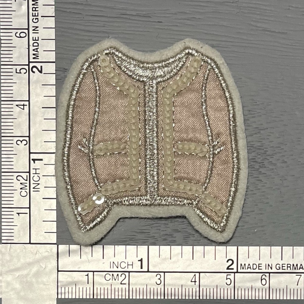 Vintage Boxing Jacket Sequin Patch Sew-On Badge