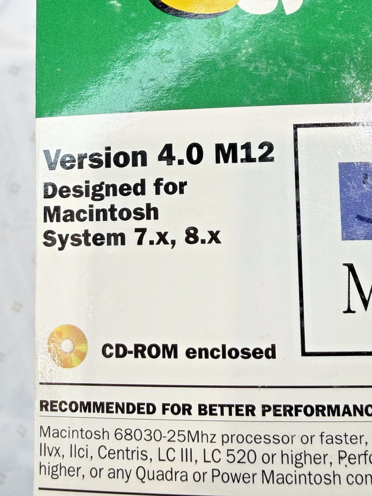 Quicken QuickBooks Pro Version 4.0 CD version for MacOS 7.x, 8.x