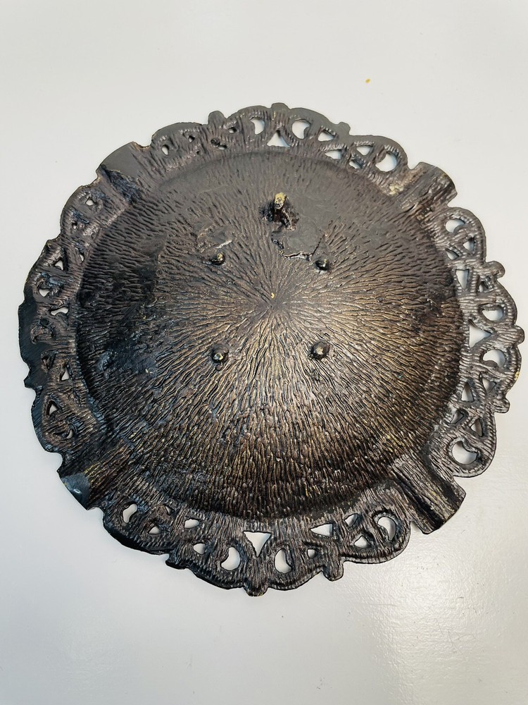 Jerusalem Brass Enamel Metal Ashtray