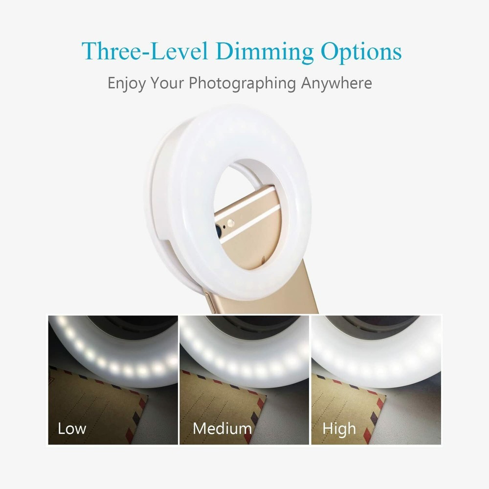 Selfie Light Ring Lights LED Circle Light Cell Phone Laptop Camera