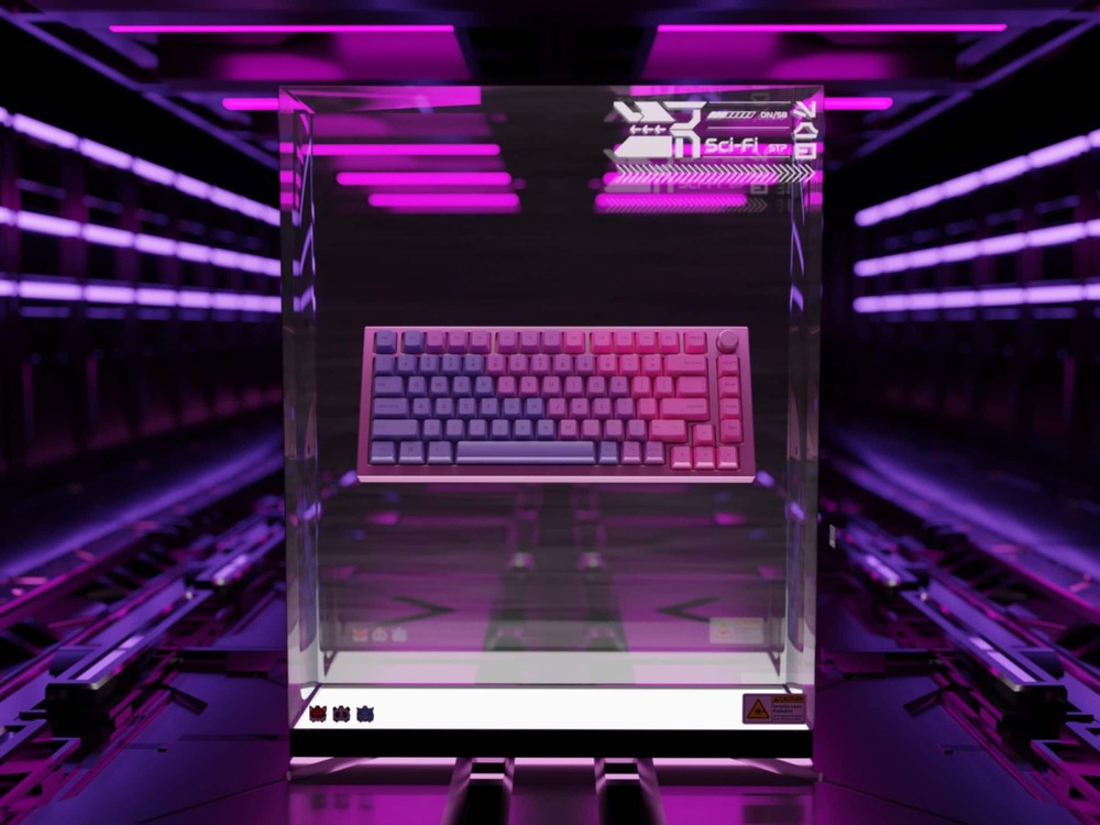Glorious - GPBT Universal Keycap Set for 100% 85% 80% TKL 60% Compact 75% Mec...