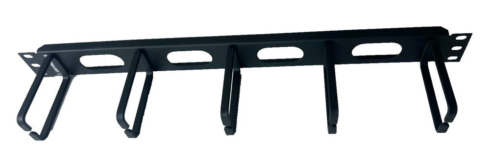 Ortronics 5 Ring Horizontal Distribution Panel w/ 4 Cutouts, 1RU OR-60400129
