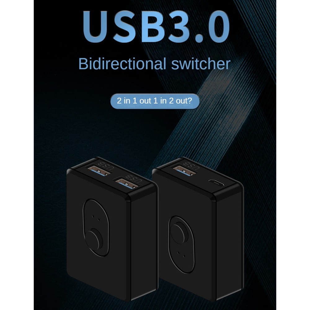 USB 2.0 KVM 1X2/2X1 Switcher USB Splitter Shared Controller for Laptop9179