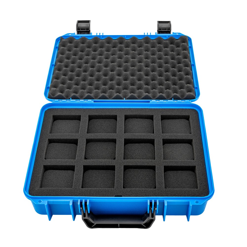 12 Slots Watch Storage Box Suitcase Case Display Storage Case Moisture-Proof