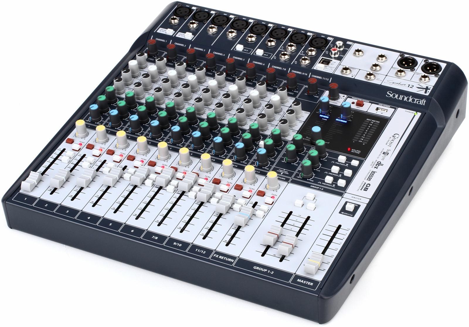 Soundcraft Signature 12 USB Mixer Authorized Dealer Fast Free USA Shipping!