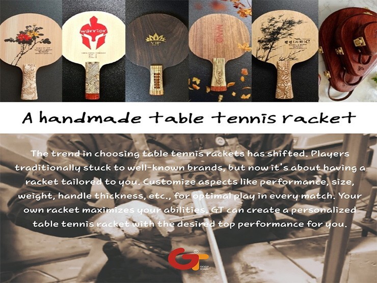 Handmade Table tennis racket : GT SPECIAL