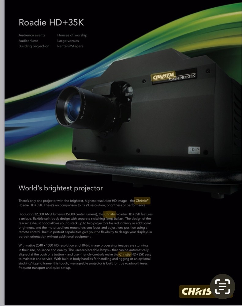 Christies 35k Roadster. Projector