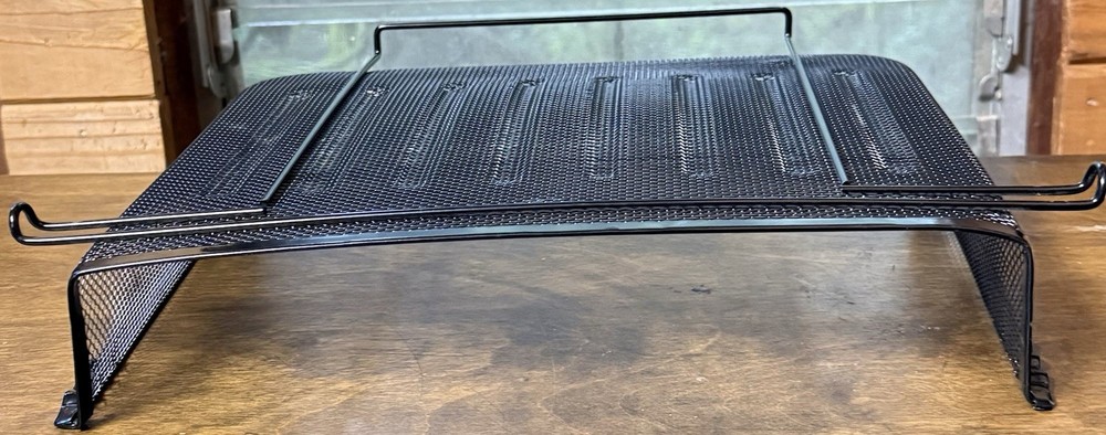 Wire Mesh Desktop Paper Tray - Black