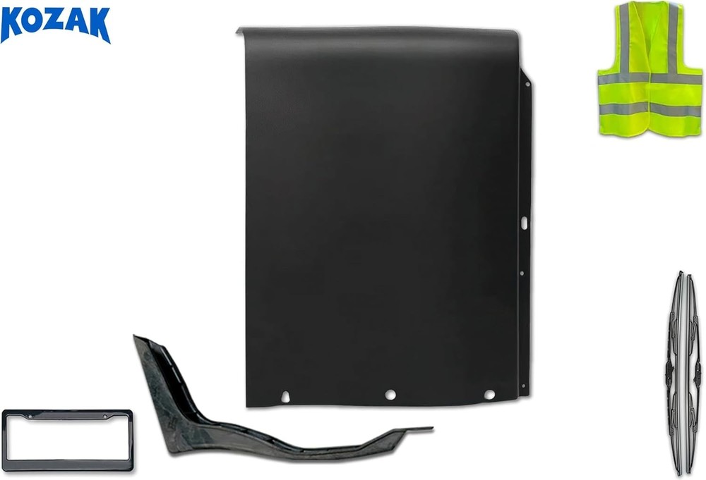 Top Wind Fairing Cab Extender w/Bracket Left Compatible with International LT625