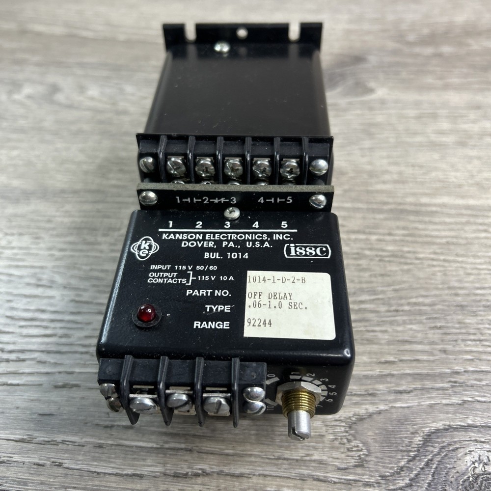 KANSON ELECTRONICS INC Timer Relay 1014-1-D-2-B 10141D2B Genuine Oem