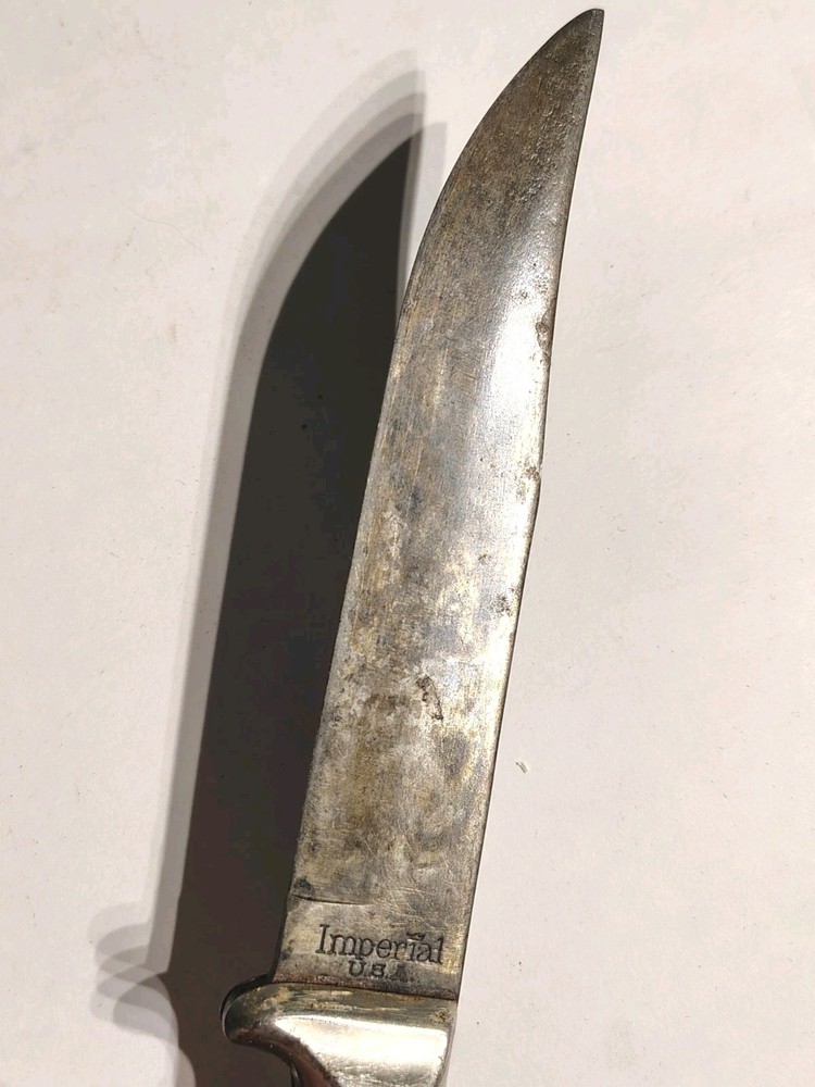 2 Vintage Imperial Fixed Blade Knives