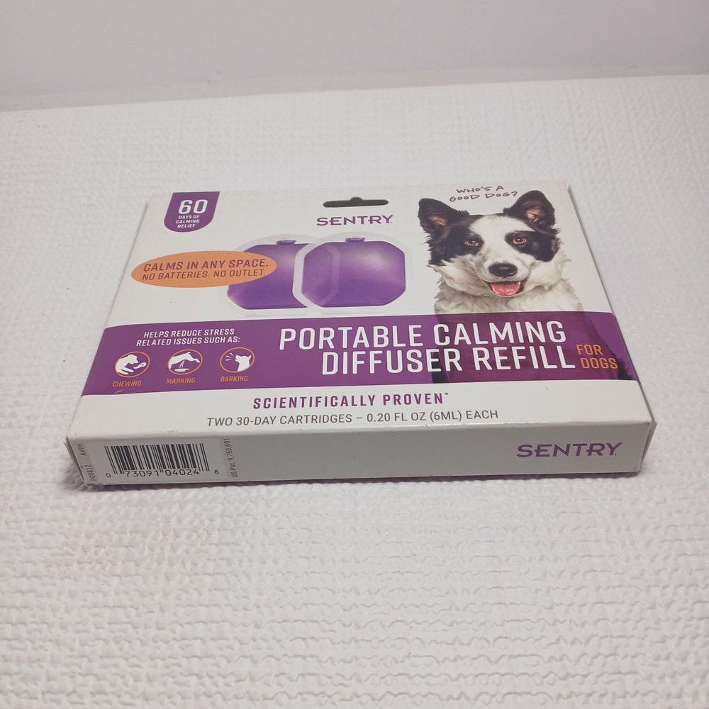 Sentry Portable Calming Diffuser Refill for dogs.