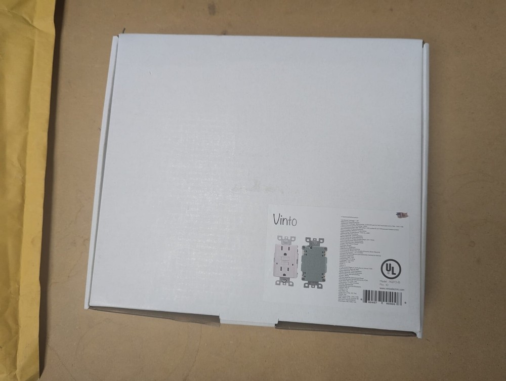 Vinto White Duplex GFCI Outlet (10-Pack)