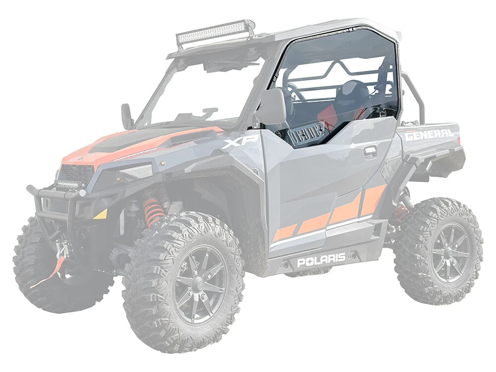 Polaris General - Hard Coated Polycarbonate Upper Doors Kit-Clear