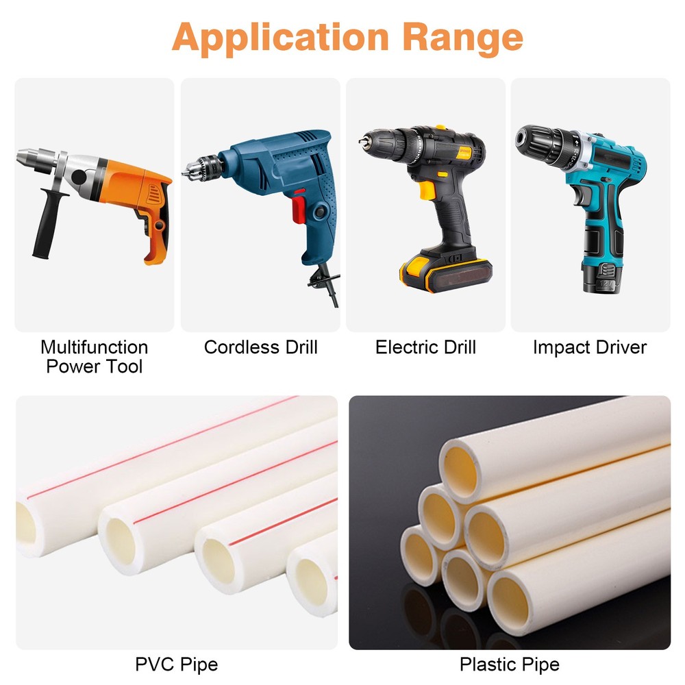 2pcs Integrated Internal & External Pipe Threading Tool PVC Pipe Threader Kit