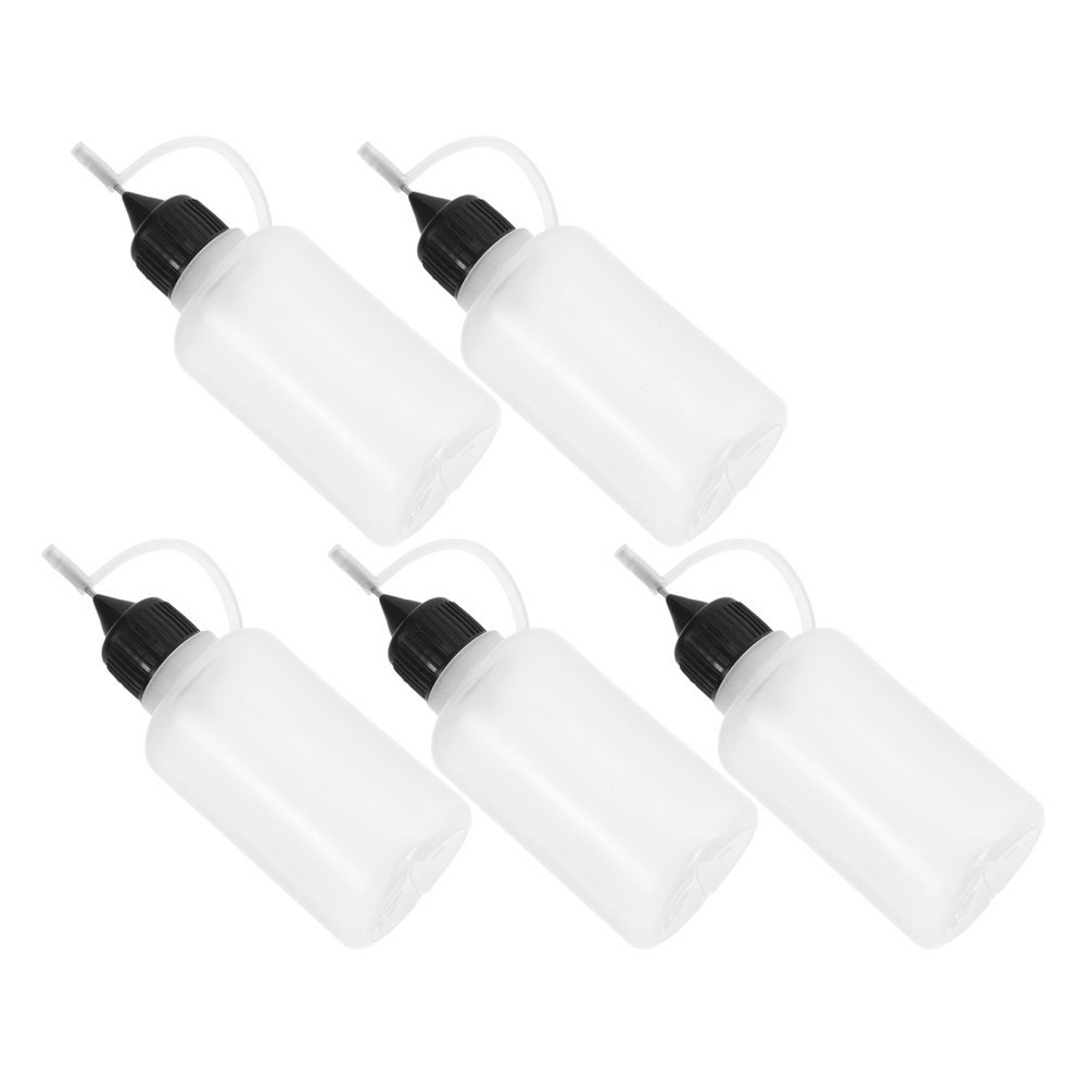 5 Pcs Dispensing and Bottling Fine Needle Tip Squeeze Bottle Applicator