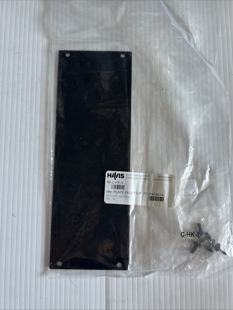 Havis 3" Filler Plates C-FP-3