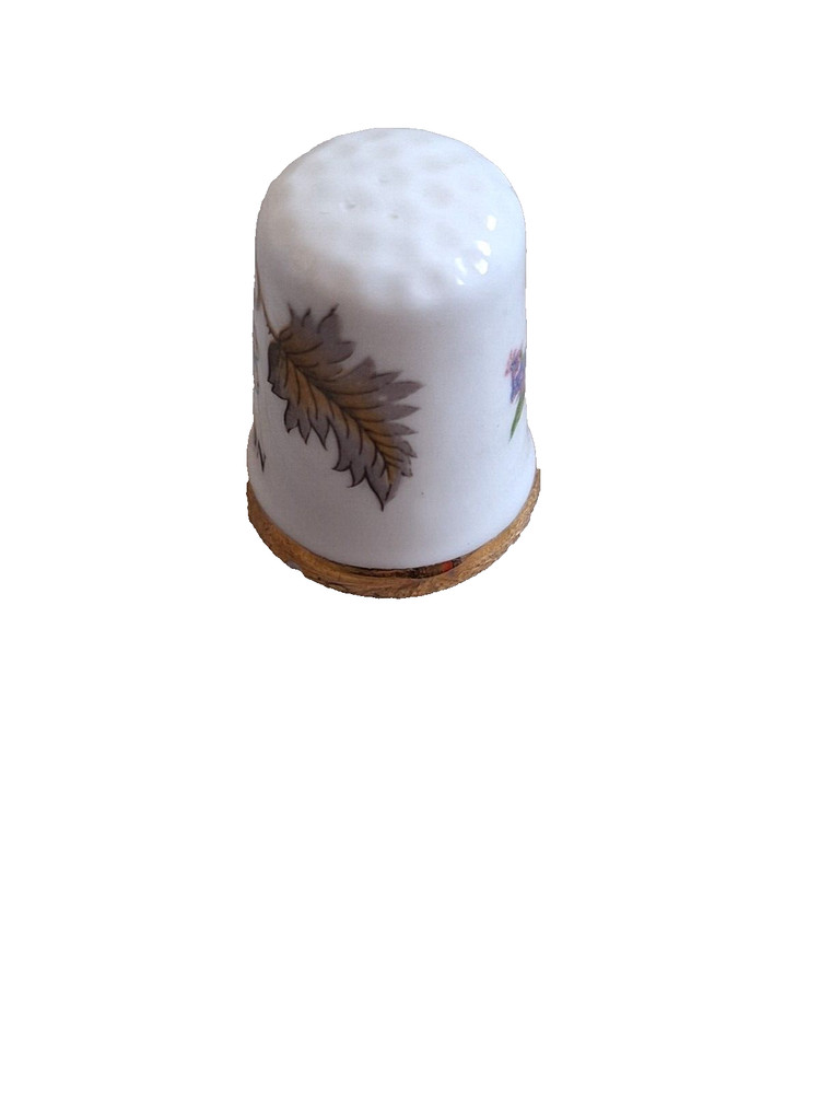 Nacton Suffolk Thimble, Bone China, 3cm, Vintage