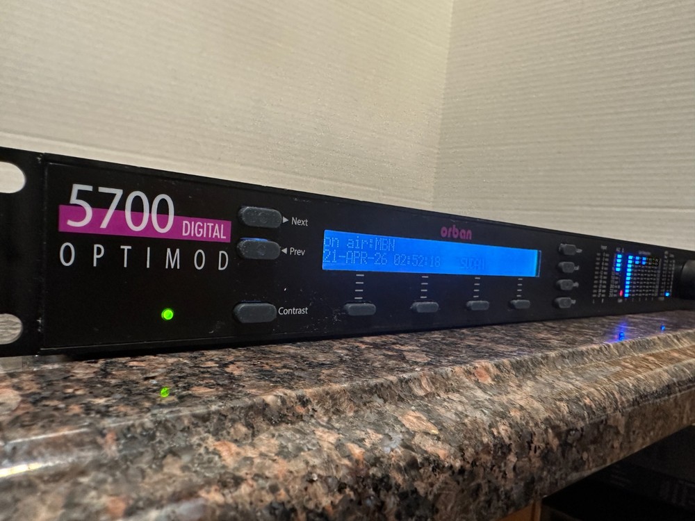 Orban OPTIMOD 5700i FM Broadcast Digital Audio Processor