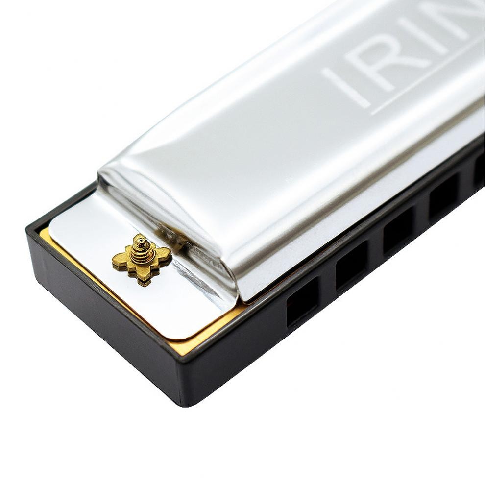 Harmonica for Students Beginners 10 Hole Diatonic Harmonica Key of C, Silver