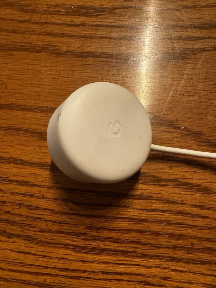 Google Home Mini 1st Gen Smart Speaker Google Assistant Gray Chalk, Used