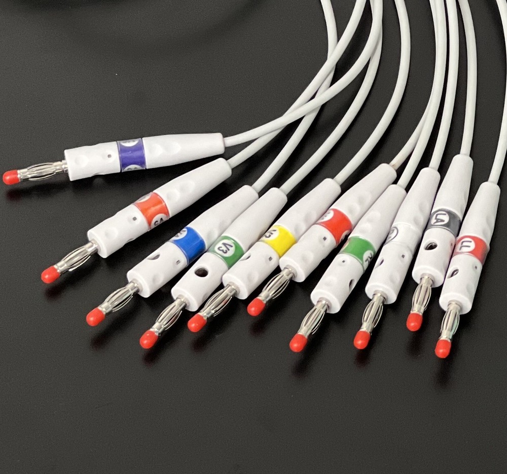 GE MAC 1200ST EKG/ECG Bundle - Trunk Cable & ECG Leads - Same Day Shipping