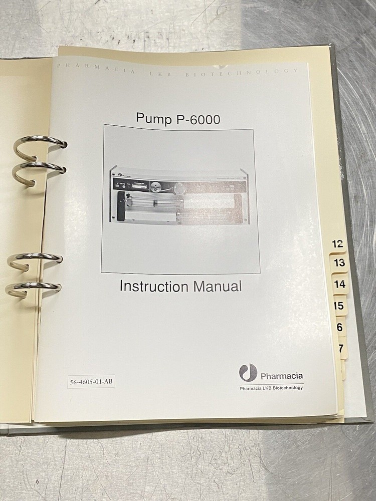 Pharmacia BioPilot System Part 2 - Users Guide / Instructions Manual