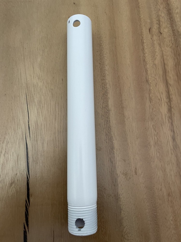 Modern Forms ceiling fan downrod-matte white-8” length- 3/4” diameter