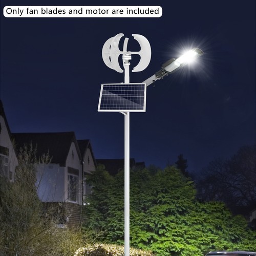 600W 24V Vertical Axis Wind Power Turbine Generator Controller Home Windmill