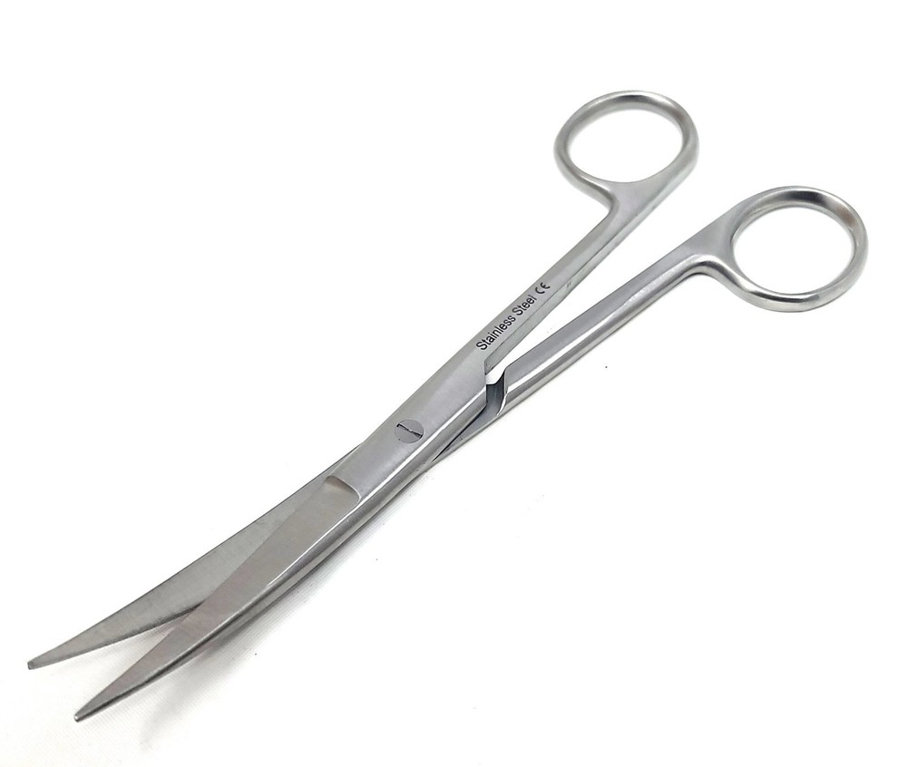 Operating Scissors, Sharp/Sharp, Curved Blades - 6.5"Stainless Steel CE