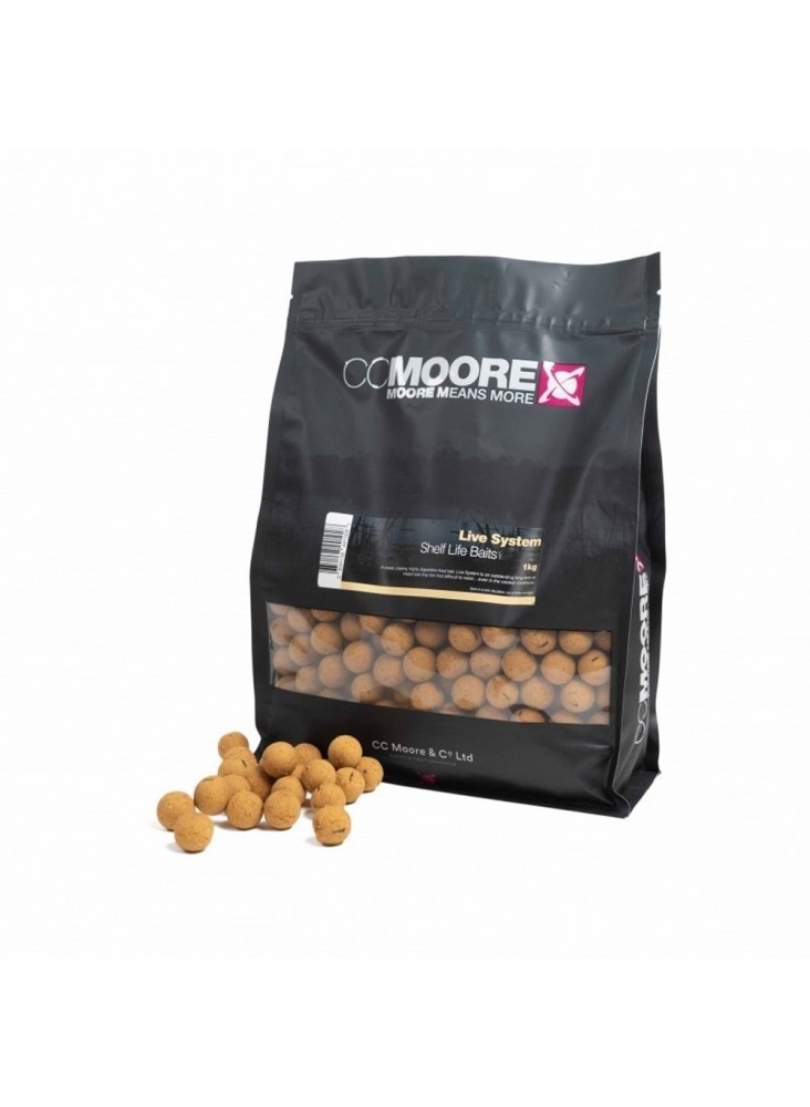 CC Moore Shelf Life Baits 18mm 1kg - Live System
