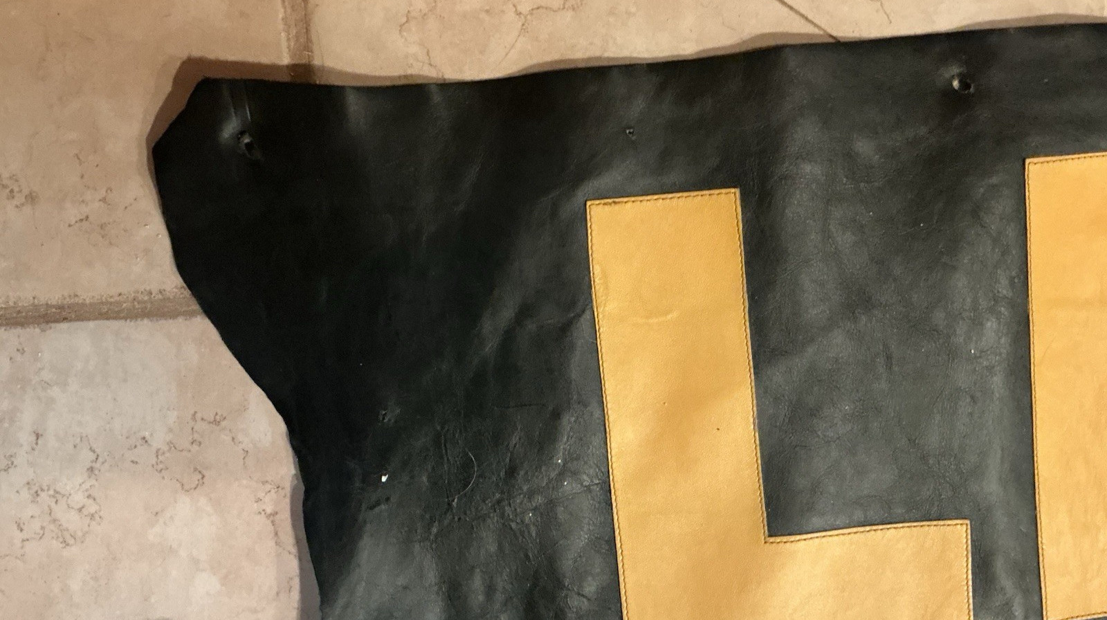 RARE Original Vanson Leathers leather motorcycle dealership banner sign 8ft x 3+