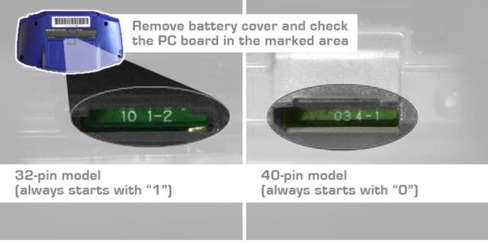 Nintendo Game Boy Advance System GBA OEM LCD Screen Replacement 32 PIN
