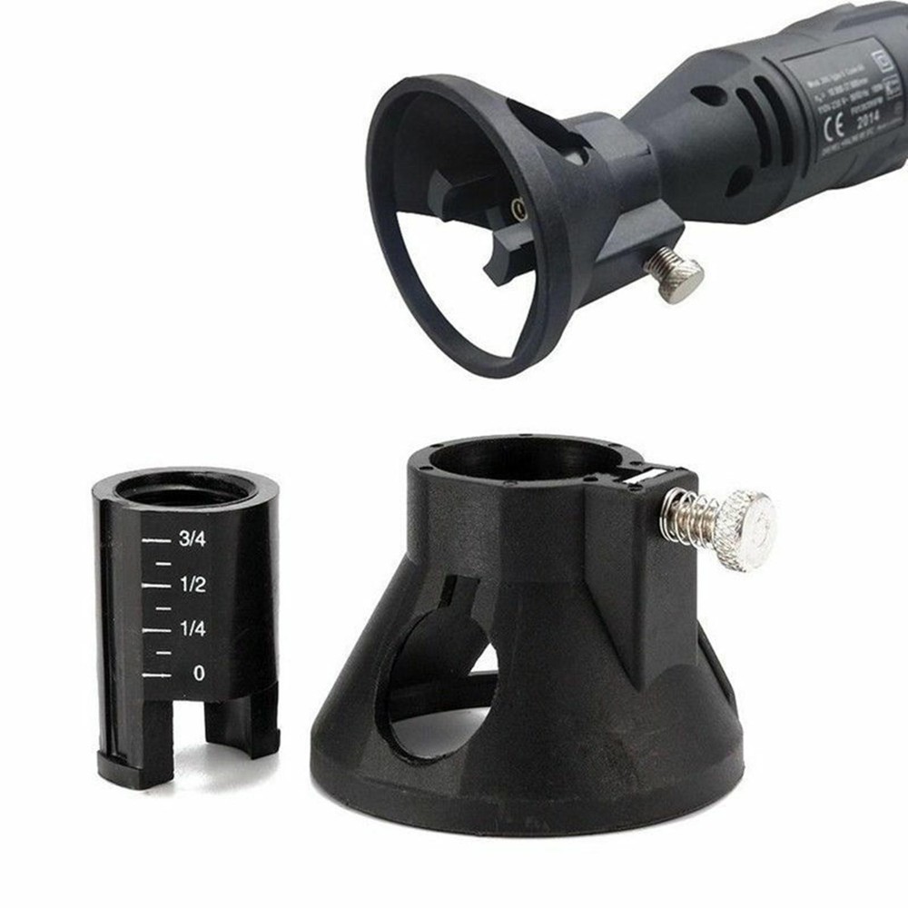 Large Window Wood Guide HSS Router With Drill Bits Set For Dremel B