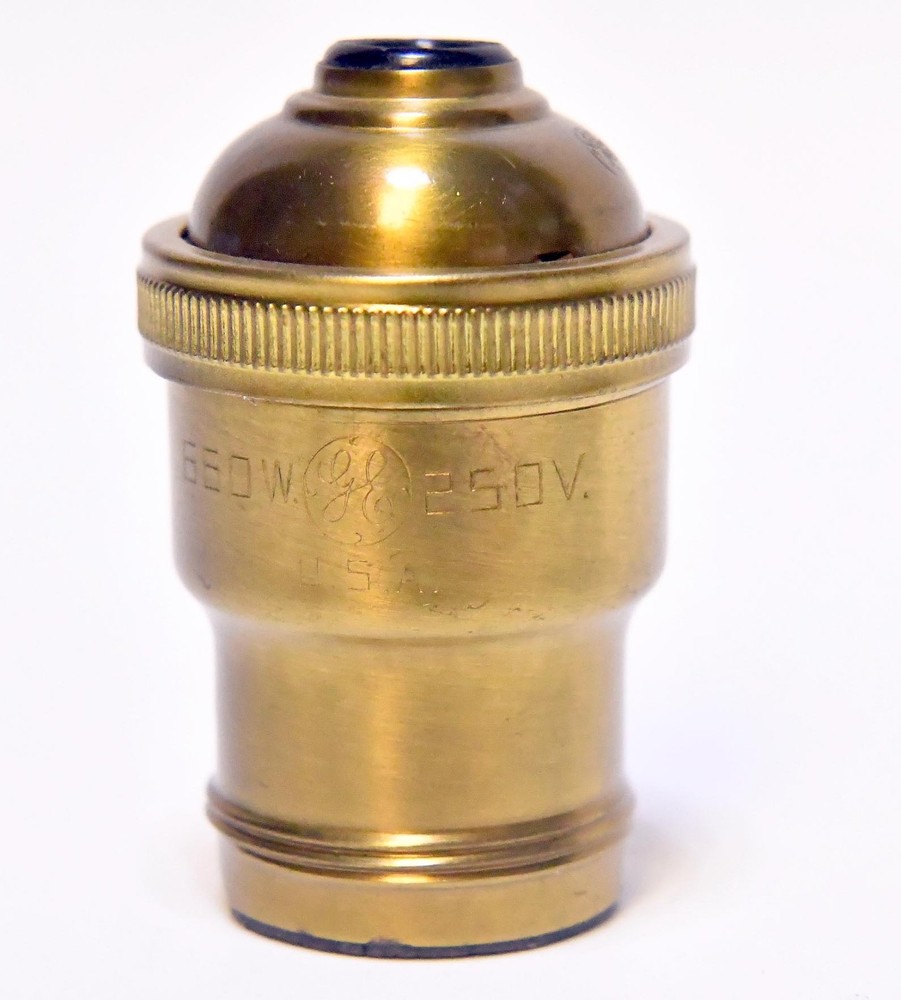 GE BRASS FAT BOY SOCKET SCREW TOP UNO THREAD