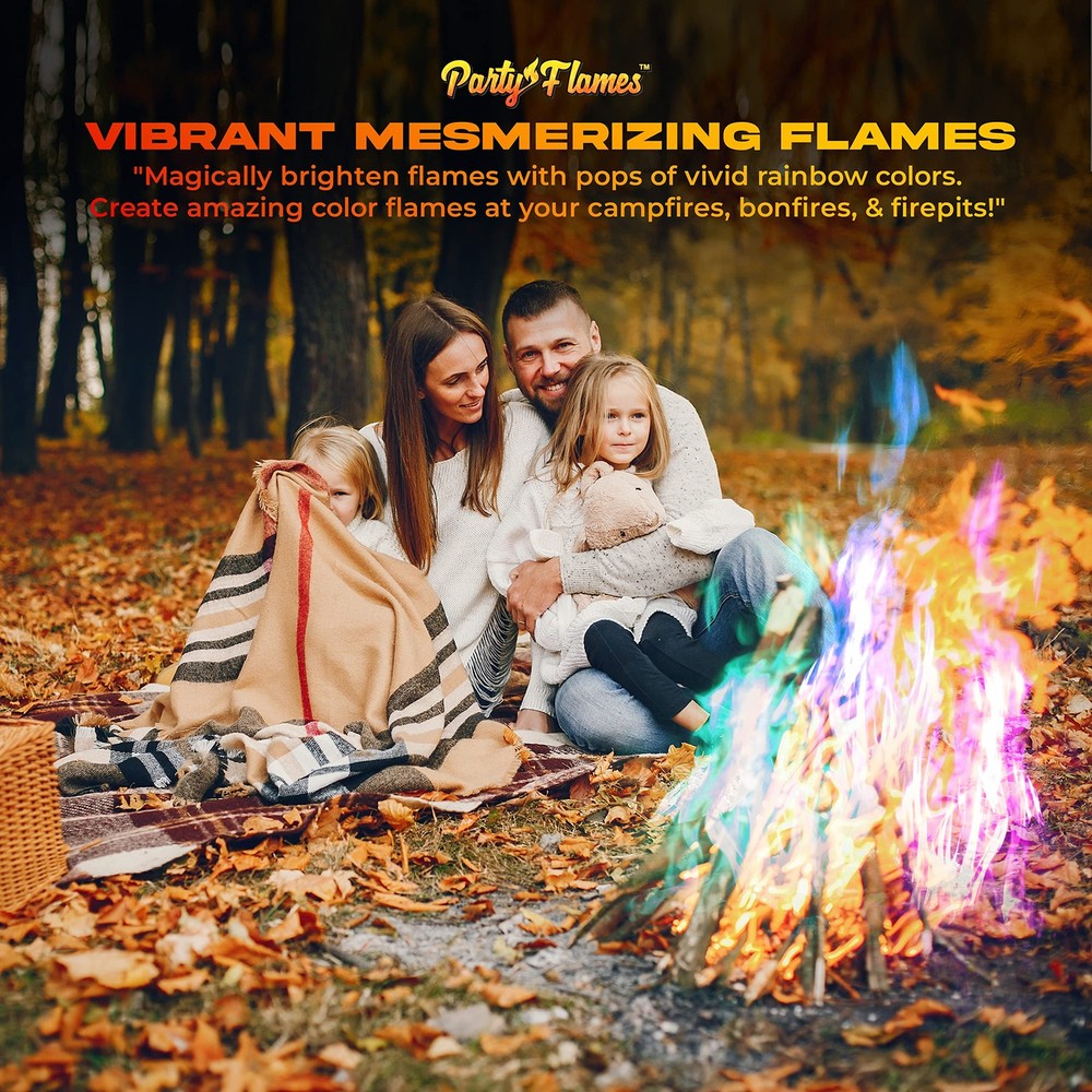Magic Campfire Fire Color Changing Packets for Original 10 Pack, Green