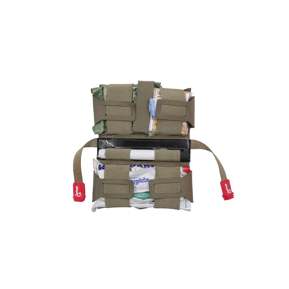 Agilite MD2 Tactical IFAK Pouch Compact Trauma Kit MOLLE Belt Mount MULTICAM
