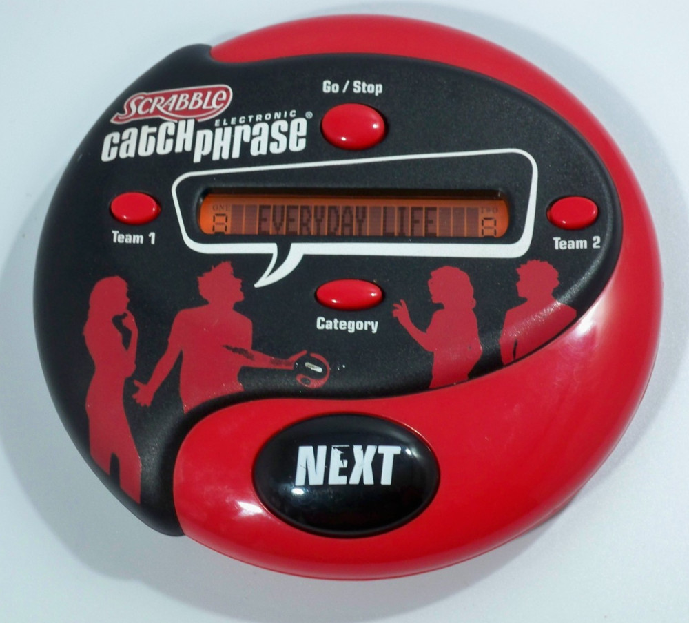 Hasbro Scrabble Electronic Catch Phrase Handheld Electronic Game