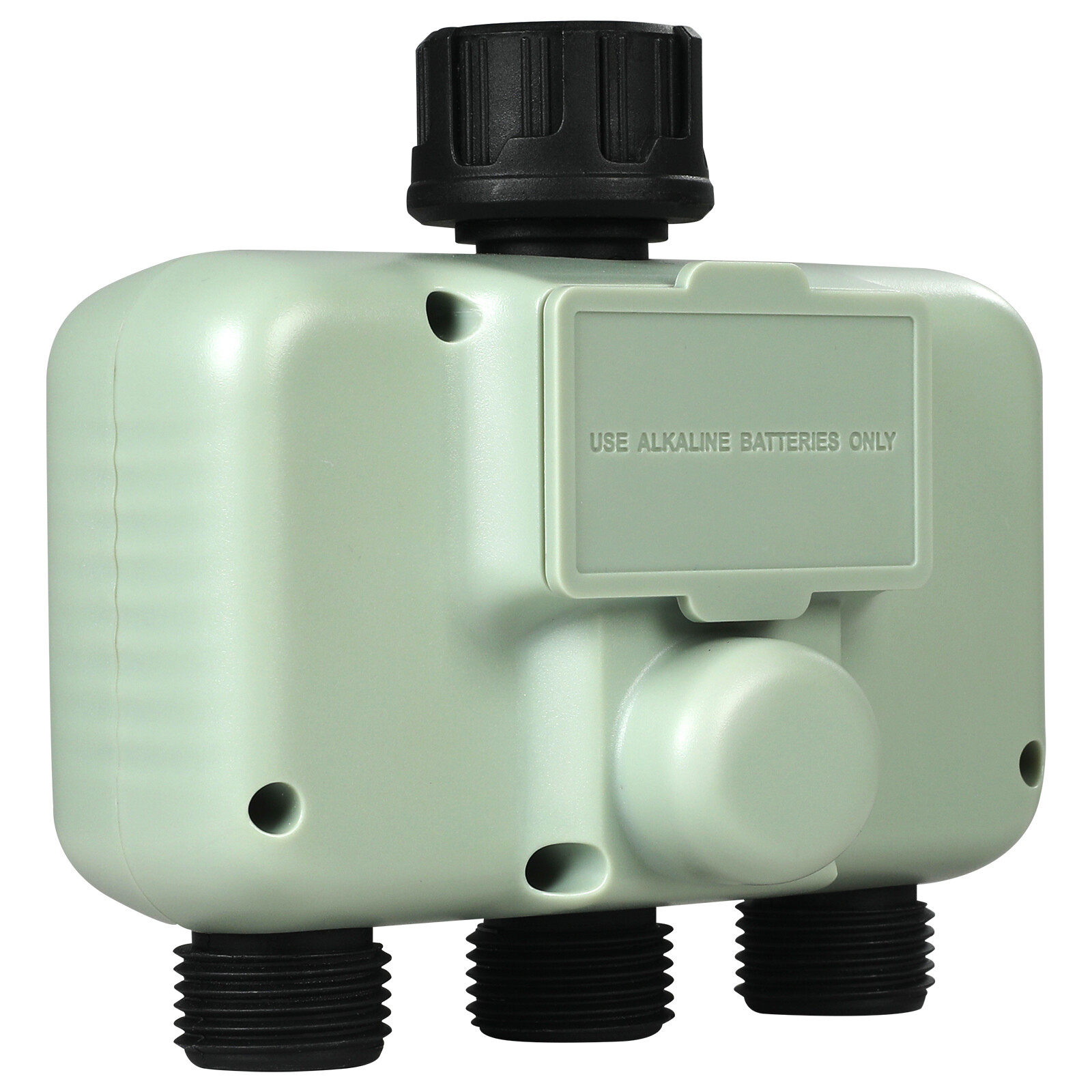 VEVOR Water Timer 3 Outlets Hose Watering Sprinkler Timer LCD Rain Delay Mode