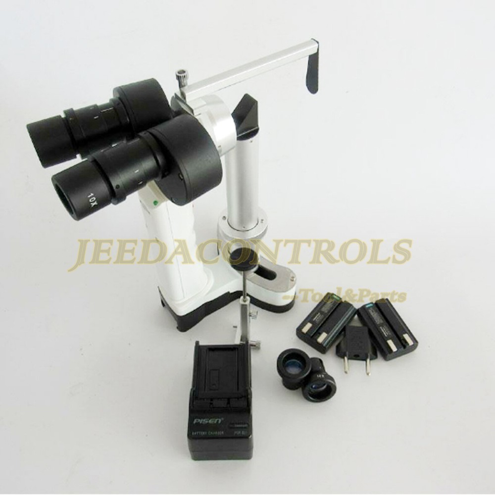 New Portable Hand Held Slit Lamp Microscope 5000 with Case CE Approval