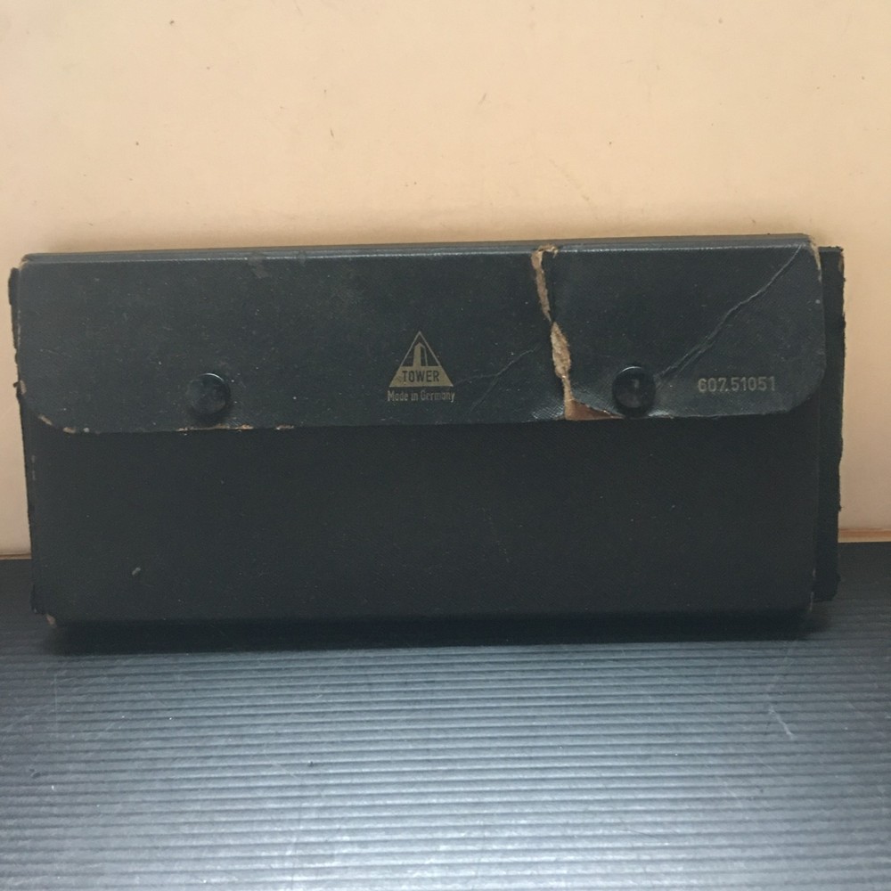 Vintage Tower Precision Drafting & Drawing Instrument Tool Set in Case Germany