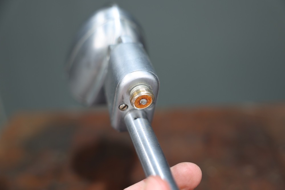 Vintage Turner Microphone 33D Dynamic w/ Stand Art Deco