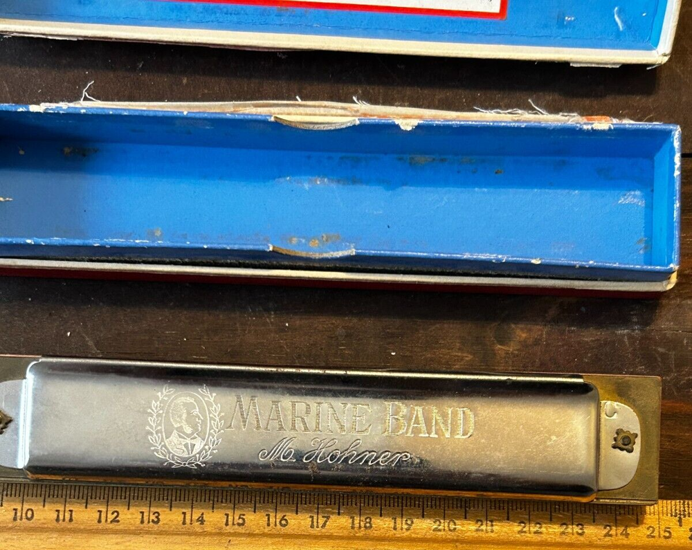 Vintage Marine Band No 365 Hohner Harmonica
