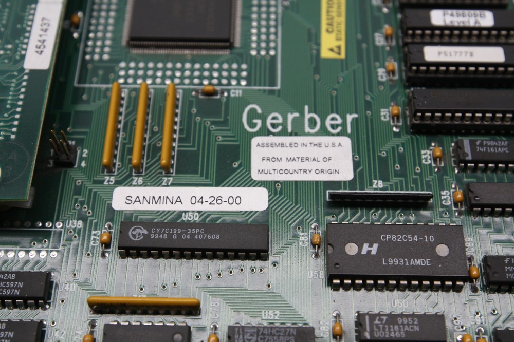 Gerber Edge 2 II CPU Circuit Board Mainboard P72007D