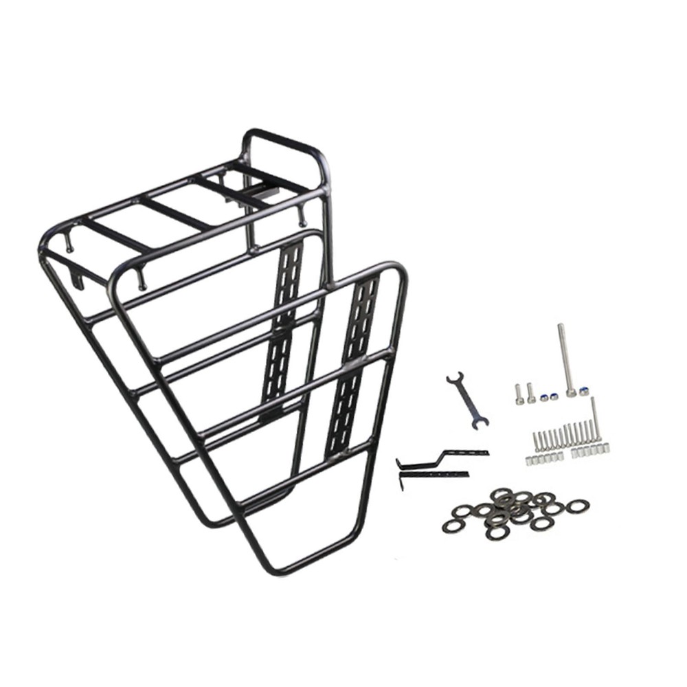 Bike Front Rack Backpack Carrier Rack Practical Bike Attachment Bicycle Front
