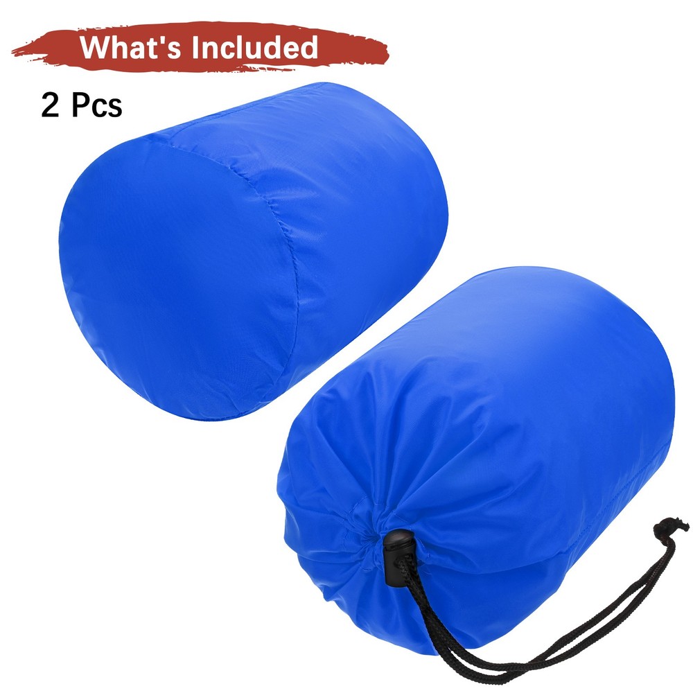 2-Pack Stuff Sack, Waterproof Outdoor Storage Sacks Backpacking [Sapphire Blue]