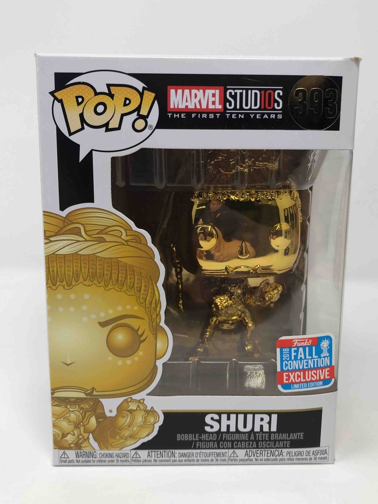 Funko POP! Marvel First 10 Years Shuri #393 EB Games Exclusive DAMAGED BOX