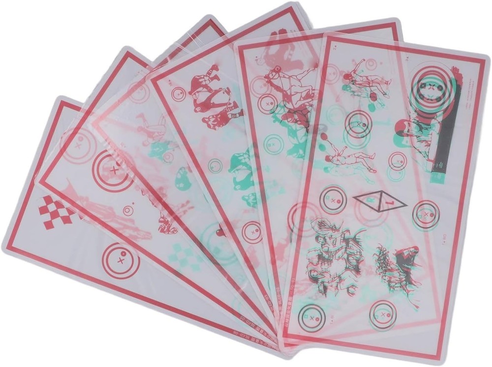 Red Green Fixed Vectograms for Convergence Insufficiency Eye Training with Gl...