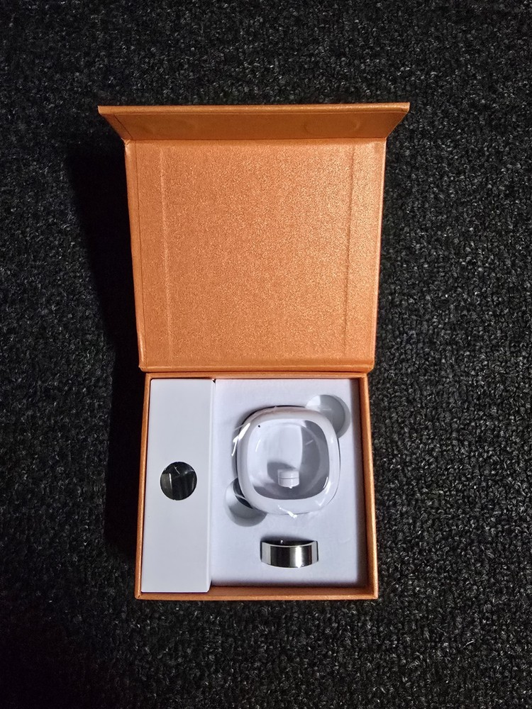 H4- Smart Ring Health Tracker, Size 9- Silver ***