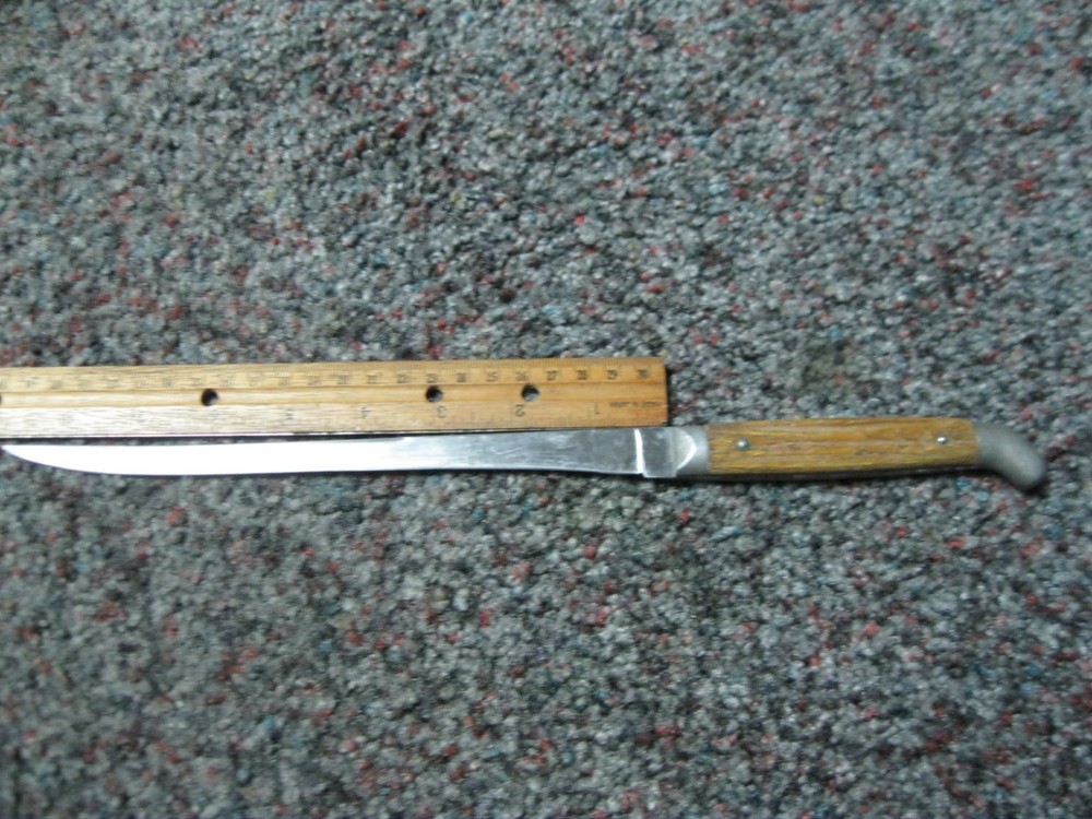 Queen Knife 8 1/2" Blade. Stag Handle.